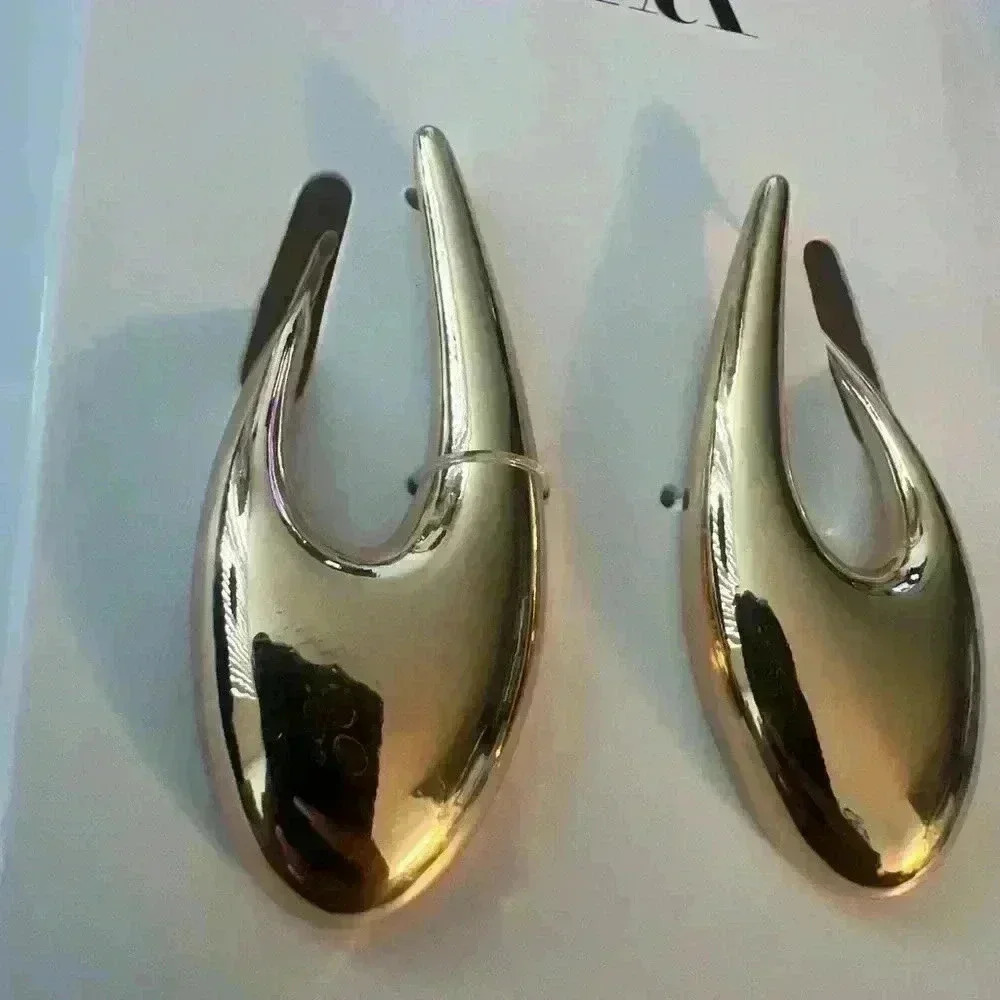 🔥🔥Zara hoops  earrings - Picture 2 of 7